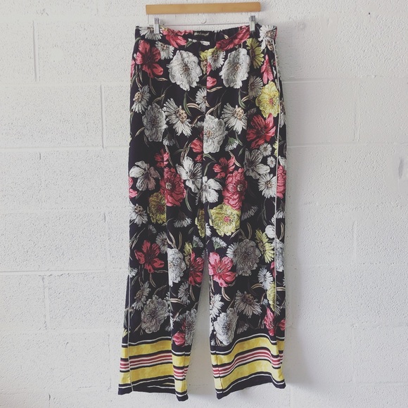 like an angel Pants - Like An Angel floral wide leg pants sz: 2X
